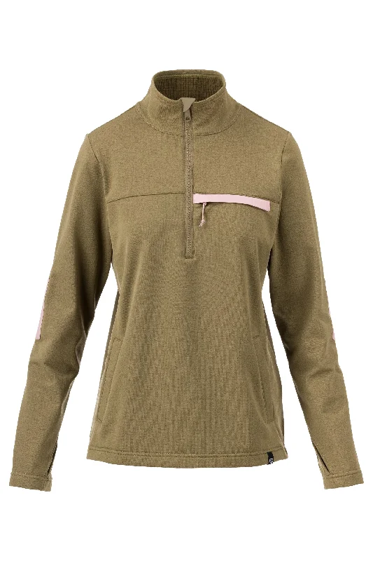 Women's roll - up sleeve long sleeve chambray shirt Women's fitted long sleeve stretch cotton shirt Tate Fleece