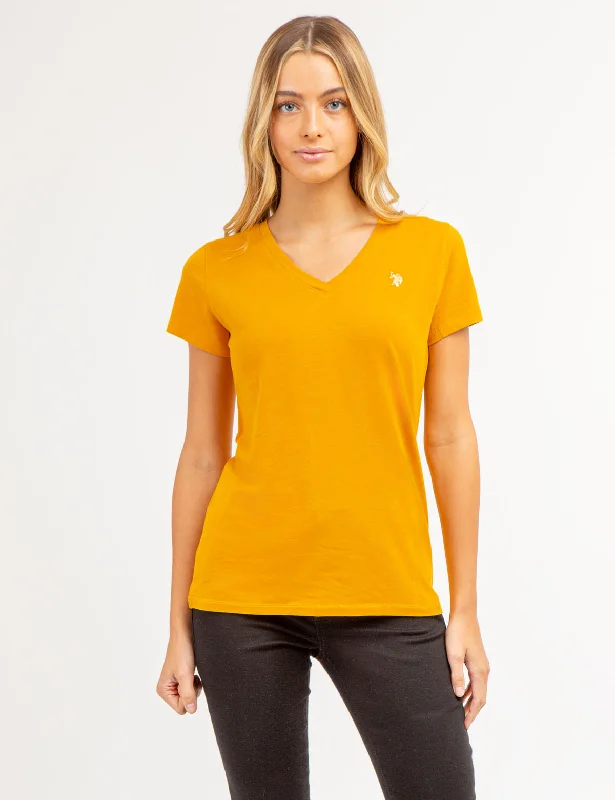Women's striped t shirt Women's multicolor t shirt V-NECK T-SHIRT