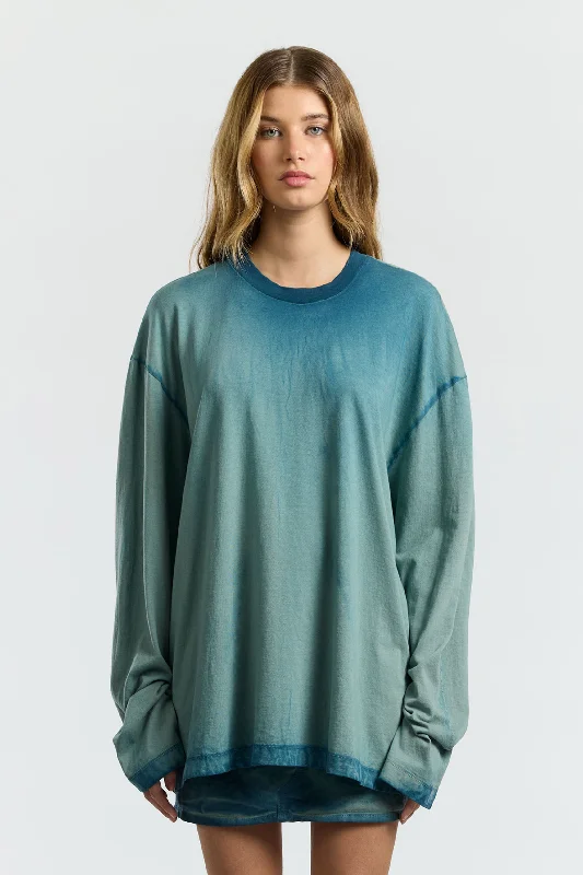 Women's sequined long sleeve evening shirt Women's solid color long sleeve viscose shirt Bowie Shirt