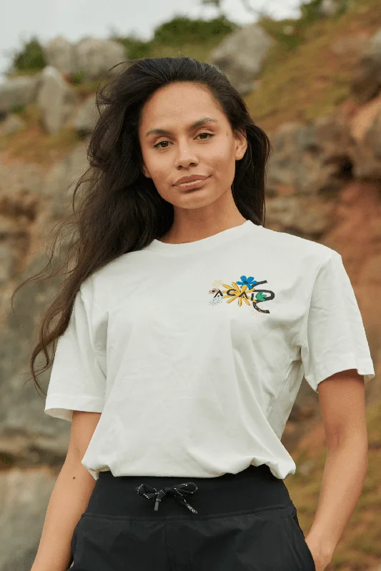 Women's quick - dry tight trousers ACAI X Caroline Dowsett Outdoorsing Tee - Flowers