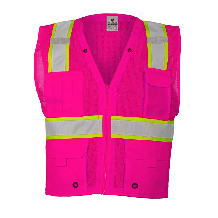 Women's applique long sleeve cotton shirt Women's dry - clean only long sleeve wool shirt ML Kishigo Women's Enhanced Visibility Multi Pocket Mesh Vest