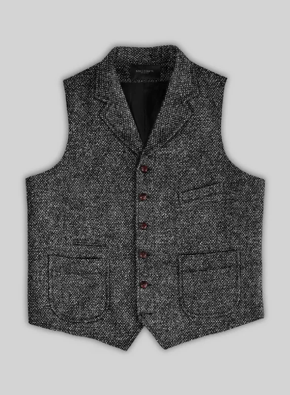 Highlander Heavy Gray Bedford Tweed Hunting Vest