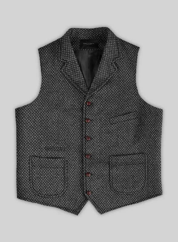 Highlander Heavy Honeycomb Charcoal Tweed Hunting Vest