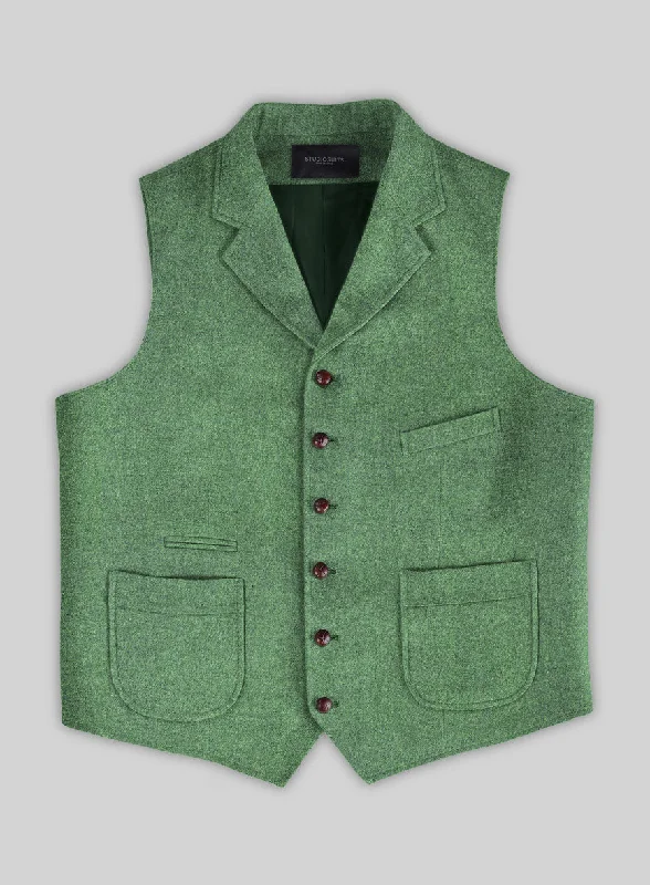 Highlander Heavy Paris Green Tweed Hunting Vest