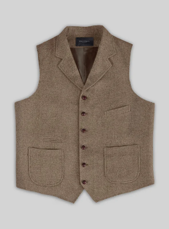 Highlander Light Tobacco Tweed Hunting Vest