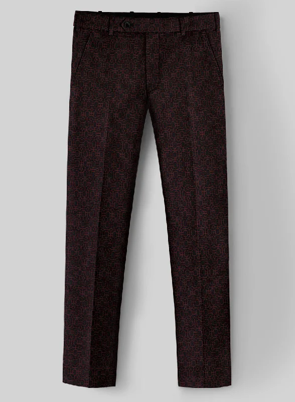 Italian Silk Lycra Cosimo Pants