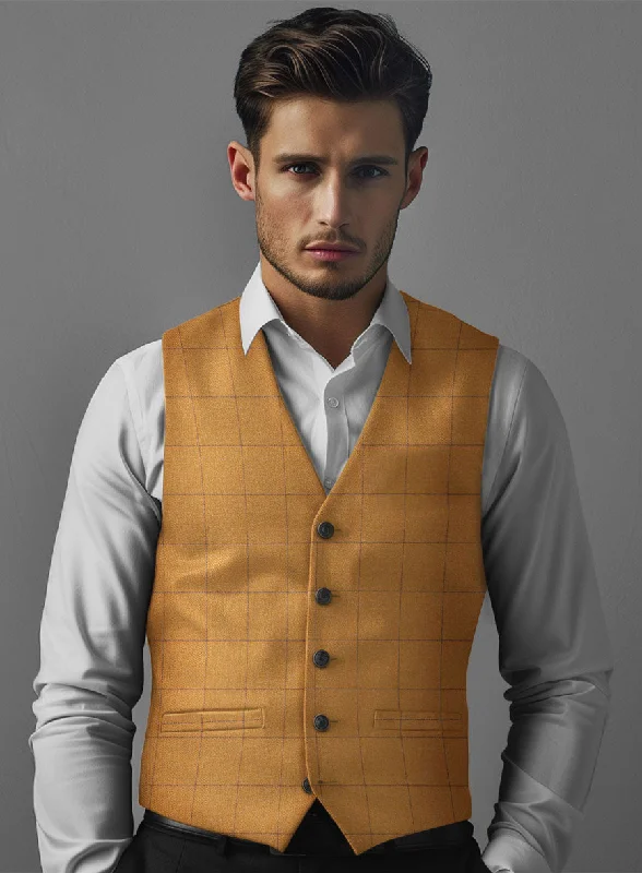 Plaid Waist Coat