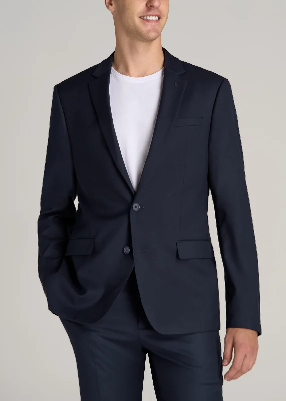 Suit Jacket for Tall Men in True Navy