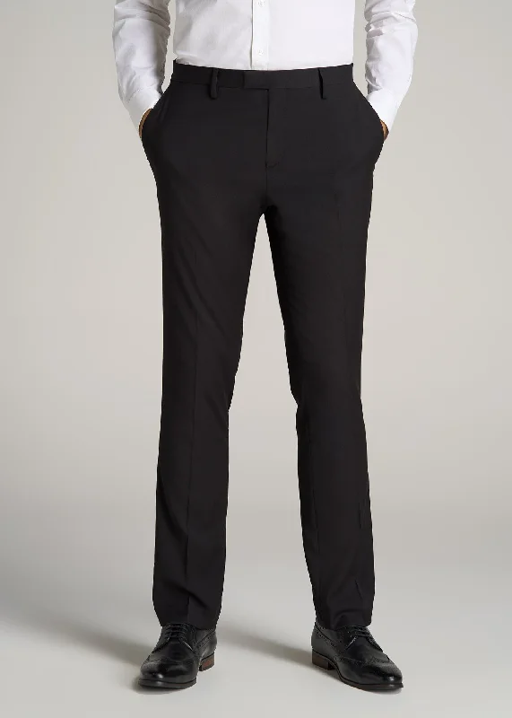 Suit Trousers for Tall Men in Black