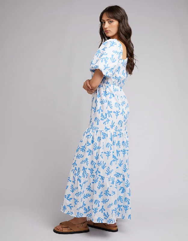 All About Eve Zimi Maxi Dress Blue White