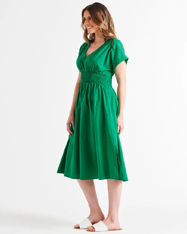 Betty Basics Carrie Dress Holly Green