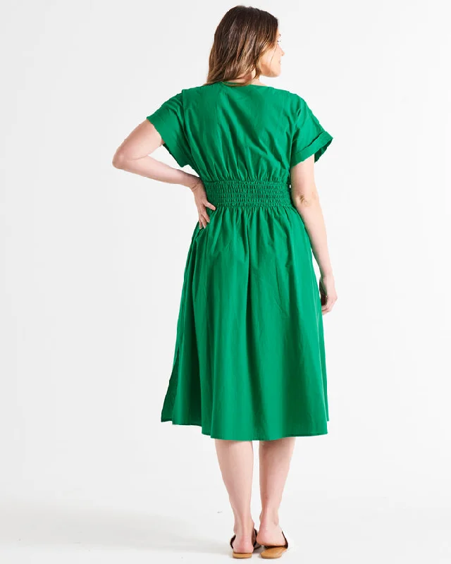 Betty Basics Carrie Dress Holly Green