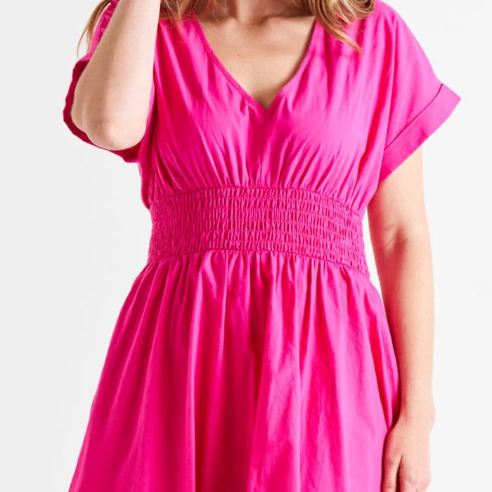 Betty Basics Carrie Dress Miami Pink