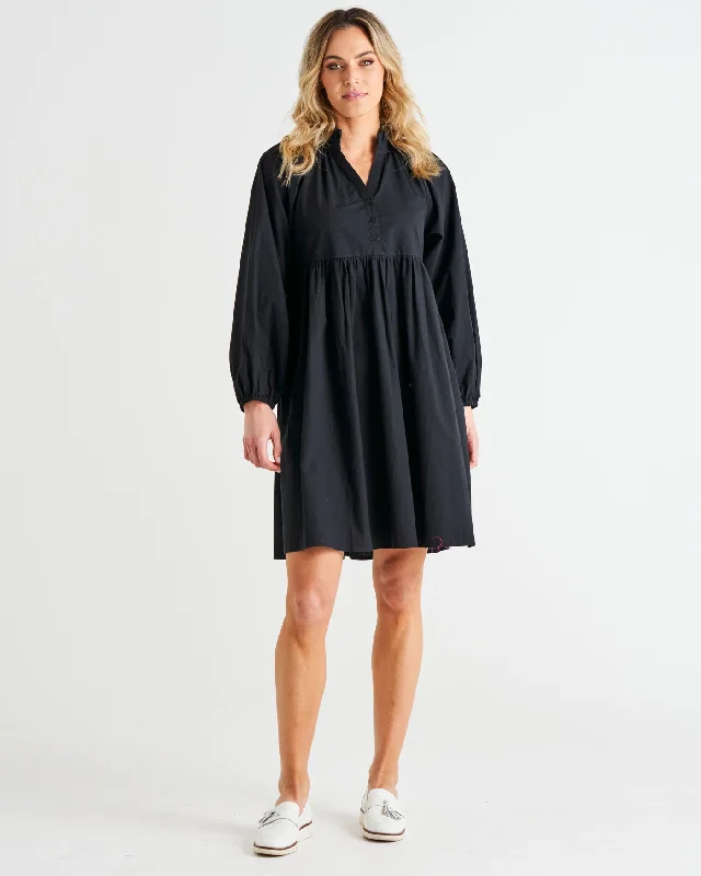 Betty Basics Cottage Dress Black