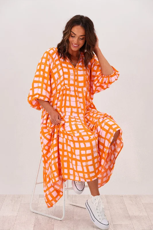 Boho Australia Eloise Dress Orange