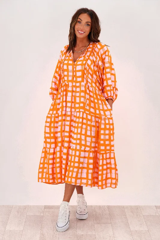 Boho Australia Eloise Dress Orange