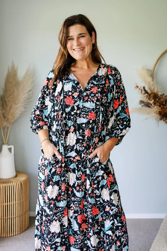 Boho Australia Lindsay Dress Multi Floral