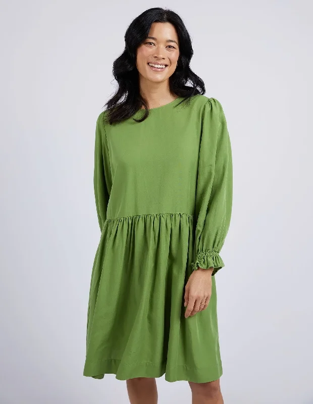 Elm River Dress Jungle Green