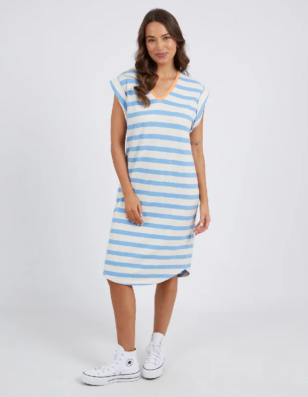 Elm Sunny Tee Dress Azure Blue