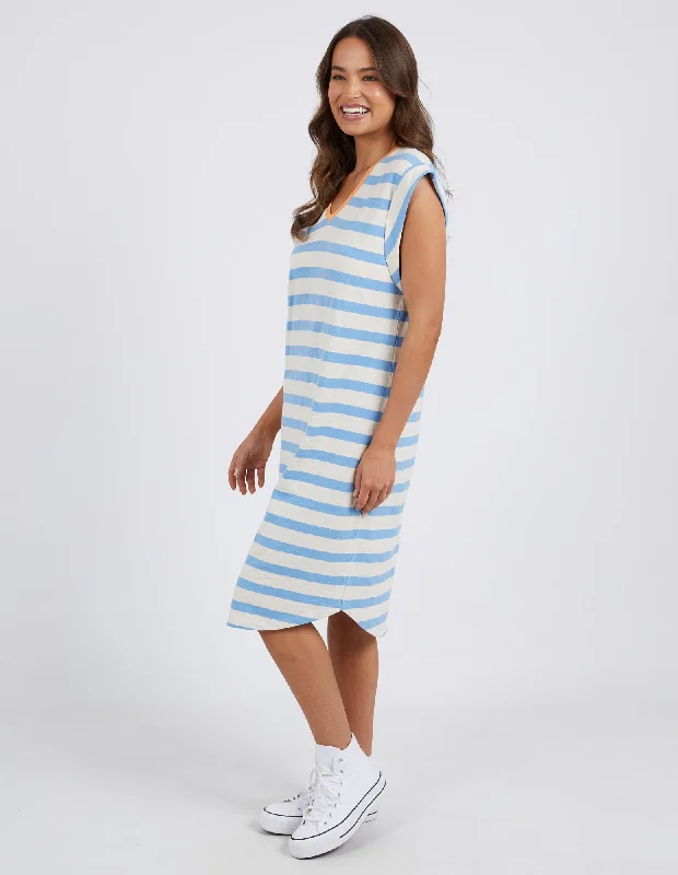 Elm Sunny Tee Dress Azure Blue