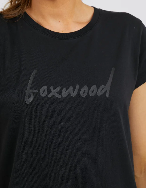 Foxwood Signature Tee Dress Black