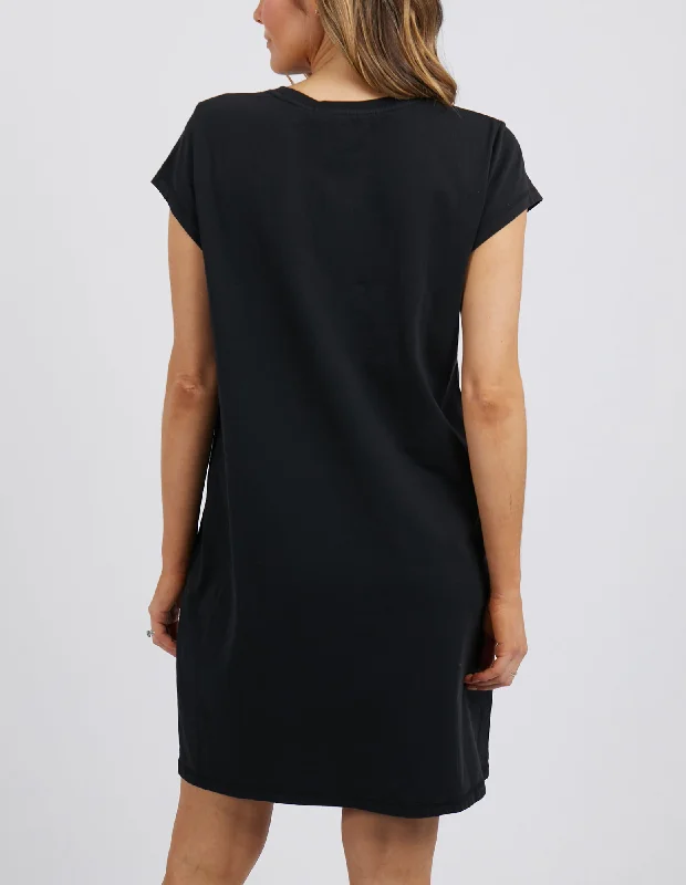 Foxwood Signature Tee Dress Black