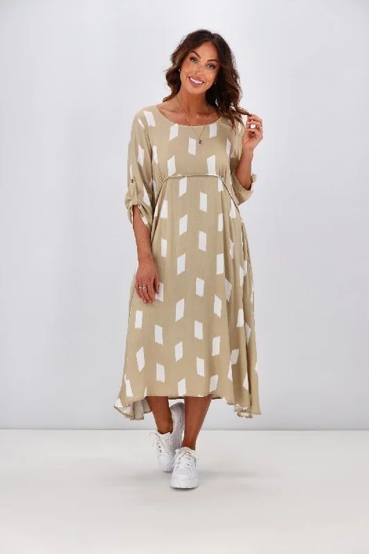 New U Collection Brooke Dress Beige