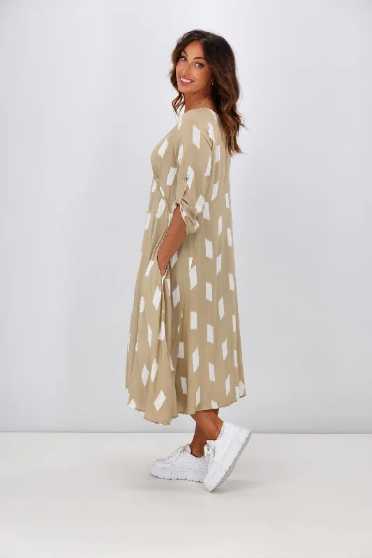 New U Collection Brooke Dress Beige