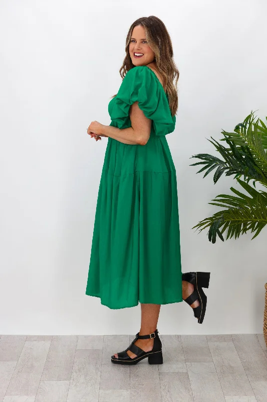 Pink Diamond Alice Dress Green