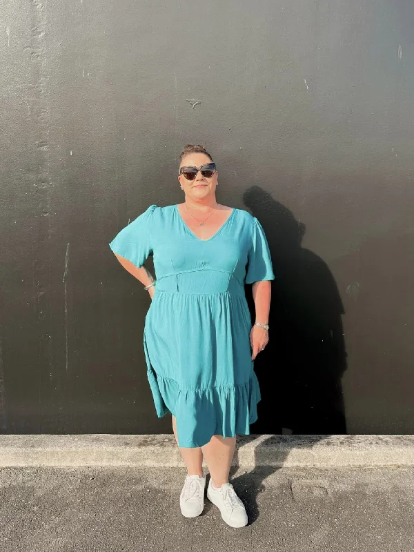 Sunday Boho Amber Dress Teal