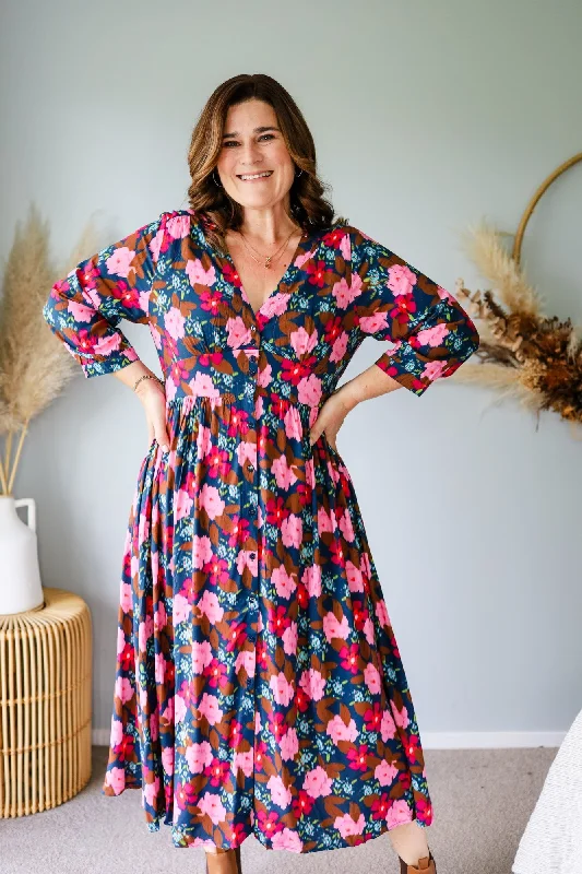 Sunday Boho Arwen Dress Winter Floral