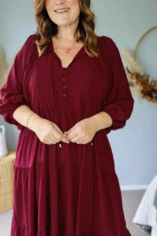 Sunday Boho Madison Dress Merlot