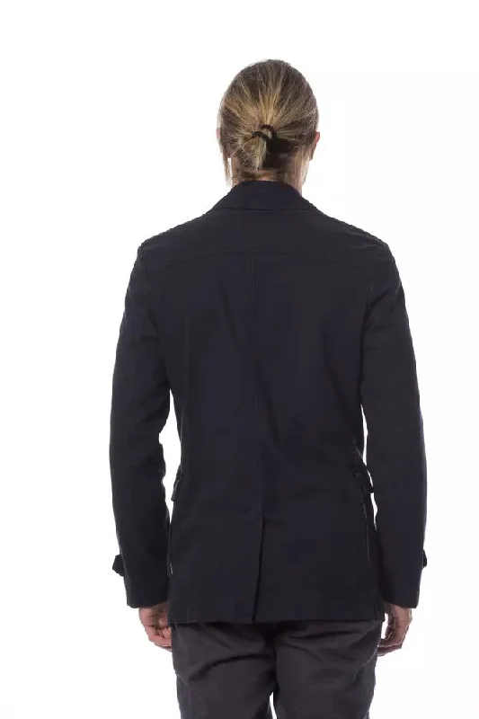 Elegant Double Breasted Cotton Blazer