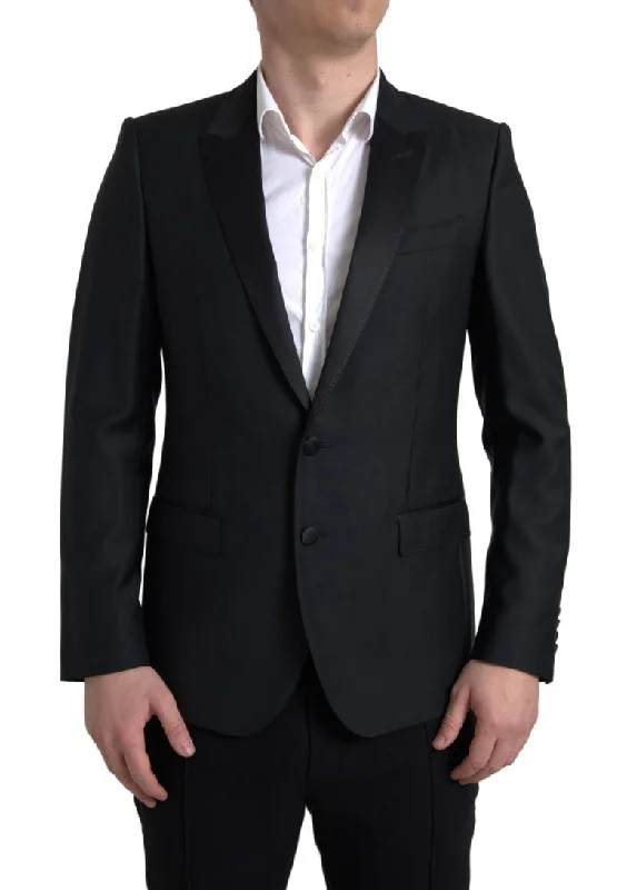 Exquisite Slim Fit Wool-blend Blazer