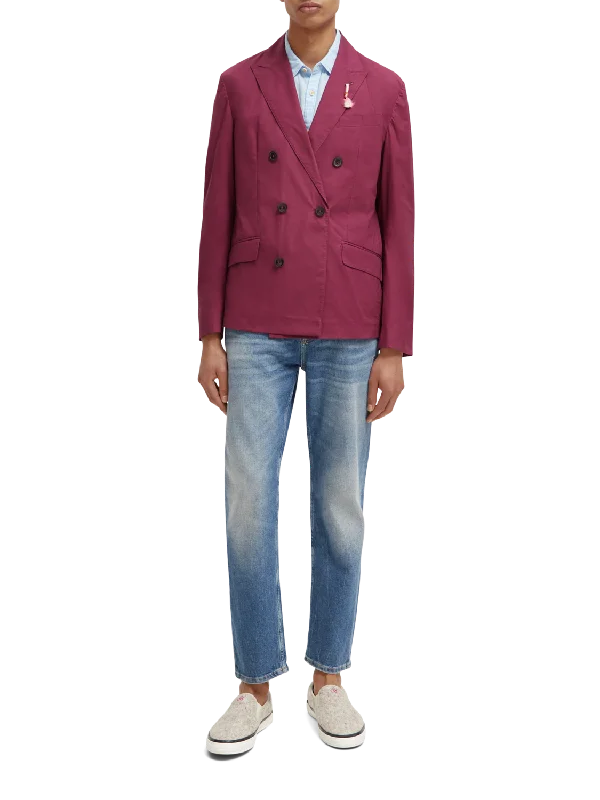 Lightweight Double-Breasted Blazer