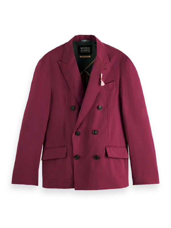 Lightweight Double-Breasted Blazer