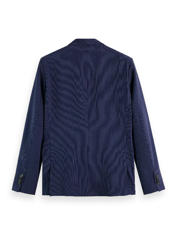 Pinstriped Fine Wool-Blend Seersucker Blazer