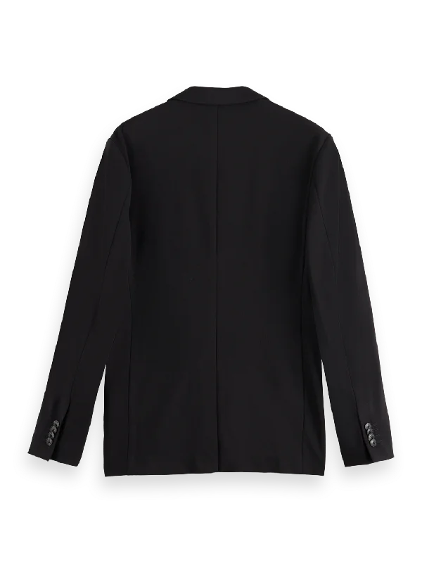 Single-Breasted Jersey Blazer