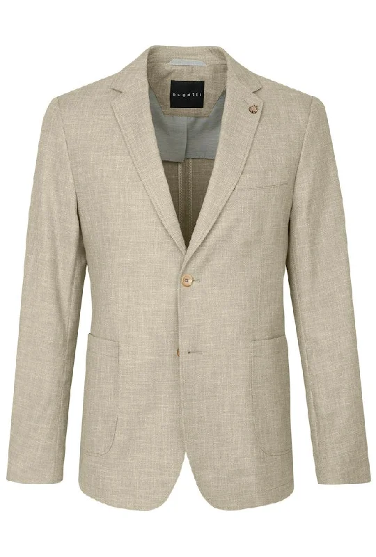 Bugatti - Slim Fit Sports Jacket, Stone