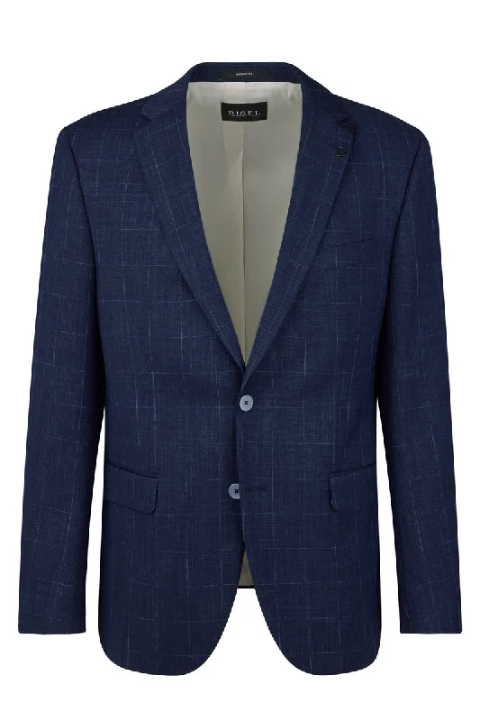 Digel - Ezzo-G, Navy Checked Jacket