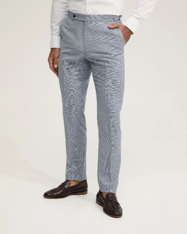 BYRON WOOL SUIT TROUSERS WITH SIDE TAB