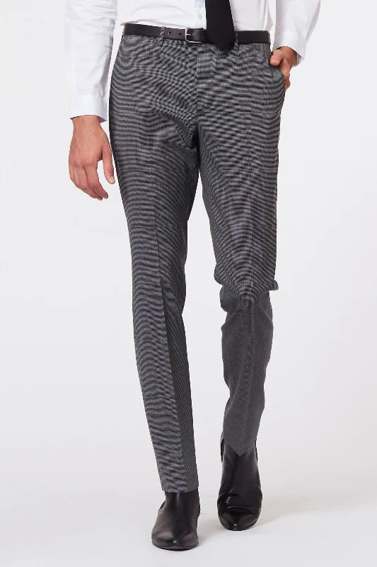 Dark Sharkskin Suit Pant