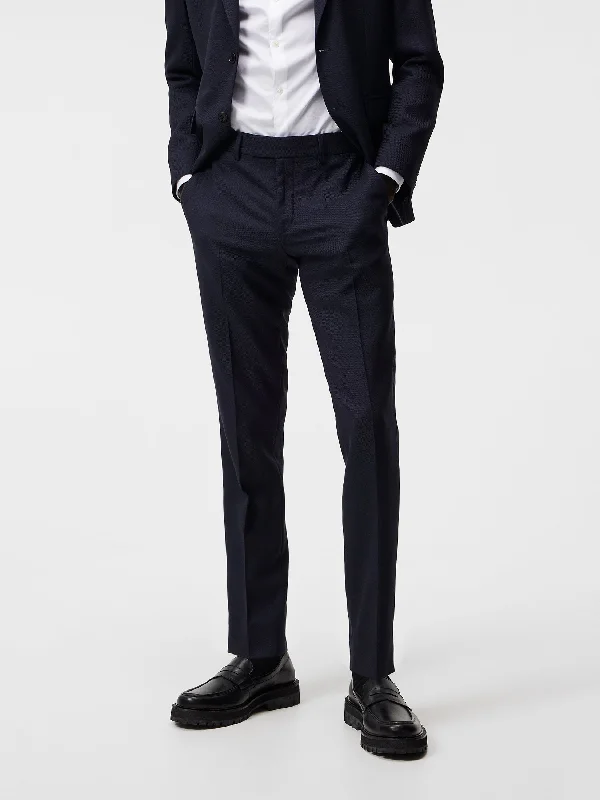 Grant Active Hopsack Pants / JL Navy