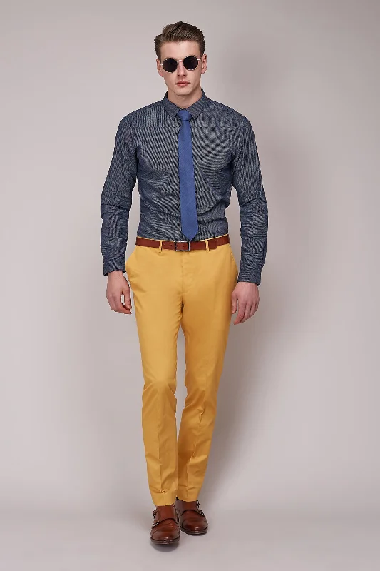 Mustard Cotton Pant