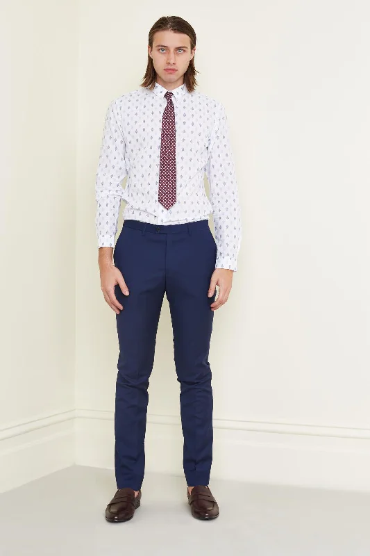 Navy Mod Suit Pant