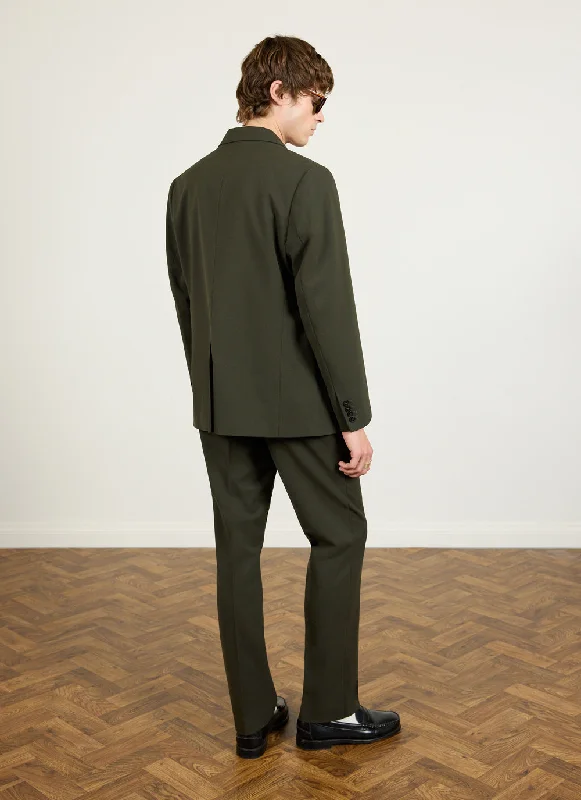 Tailored Trousers | Wool | Forest