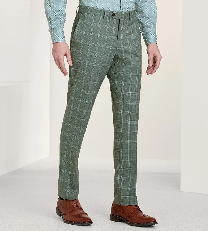 Slim Fit Check Suit Separate Pants