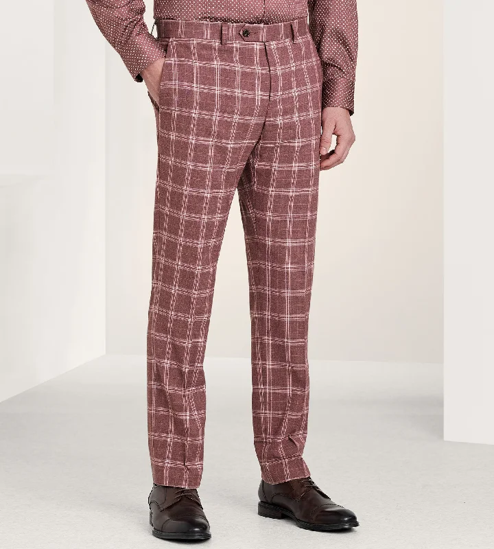 Modern Fit Check Suit Separate Pants