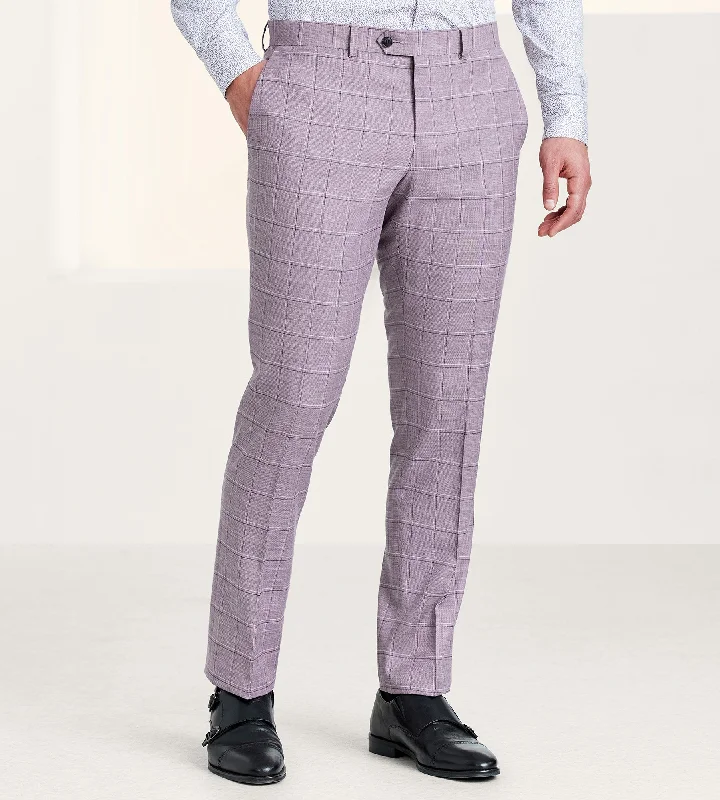 Slim Fit Check Suit Separate Pants