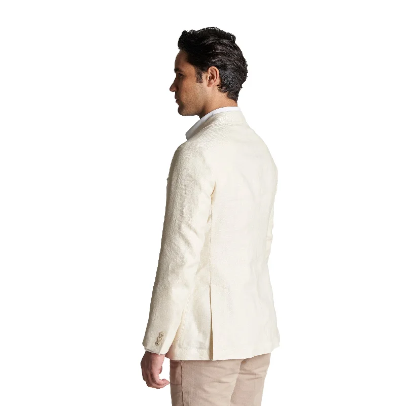 Unstructured Linen Jackets - Stone